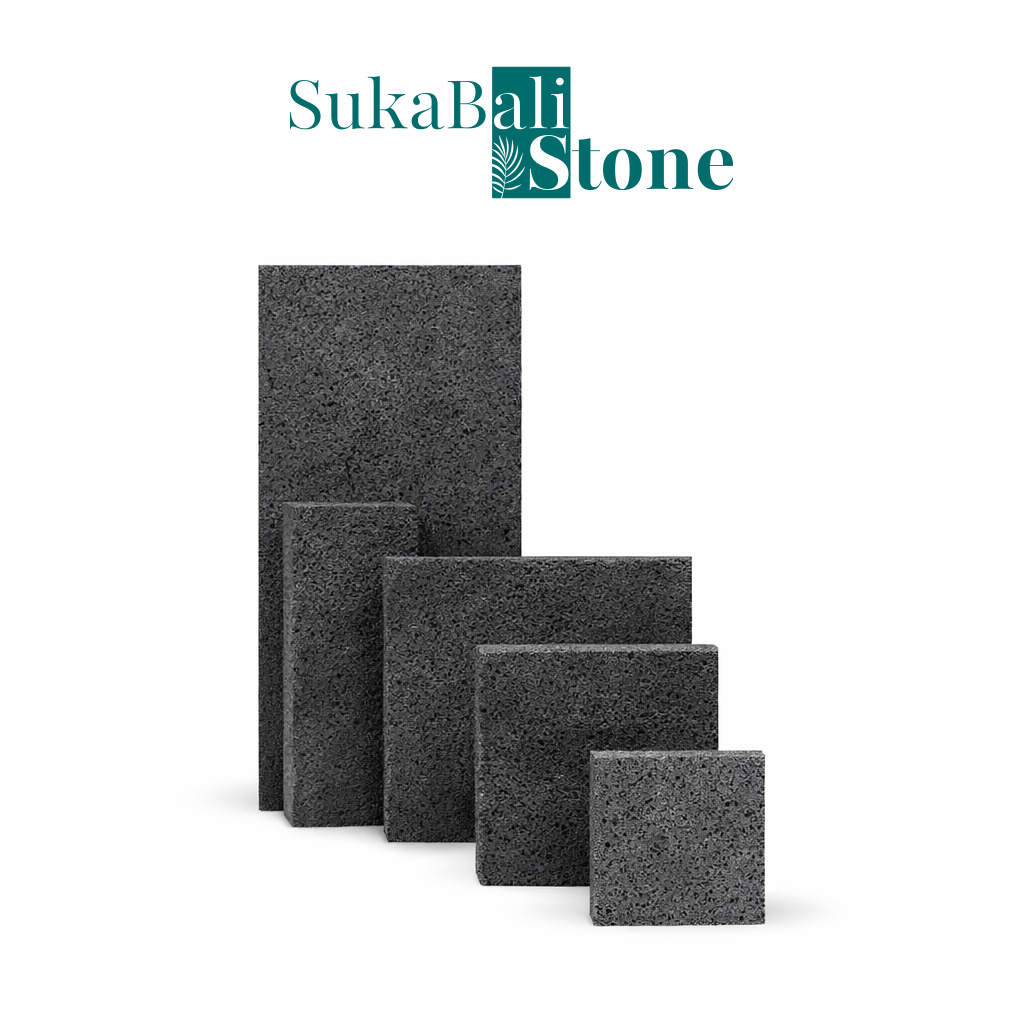 Black Lava Liso 10X20x1 cm (m2)