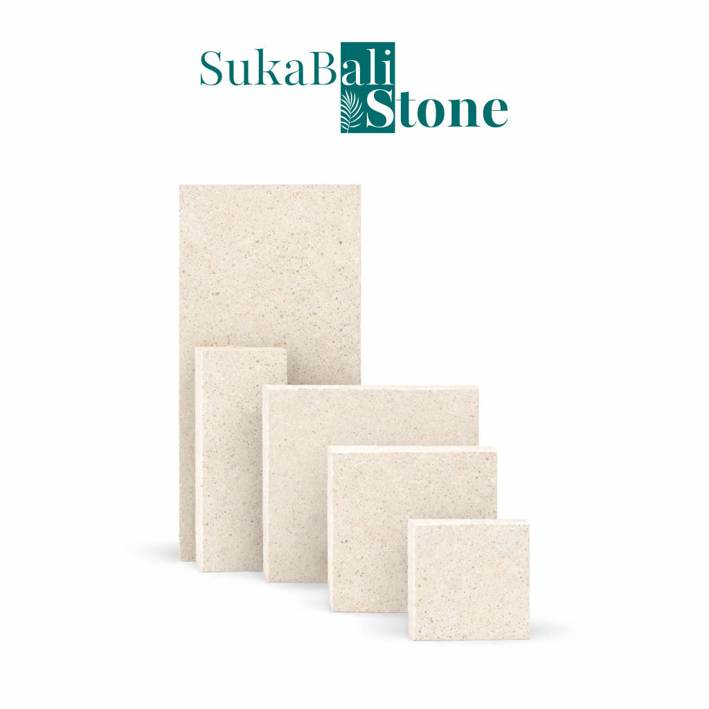 Limestone para con lado redondeado 30 x 60 x 2 (andador)