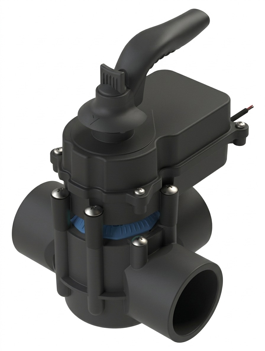Válvula de 3 vías 2" - 2 1/2" para actuador Inter Water