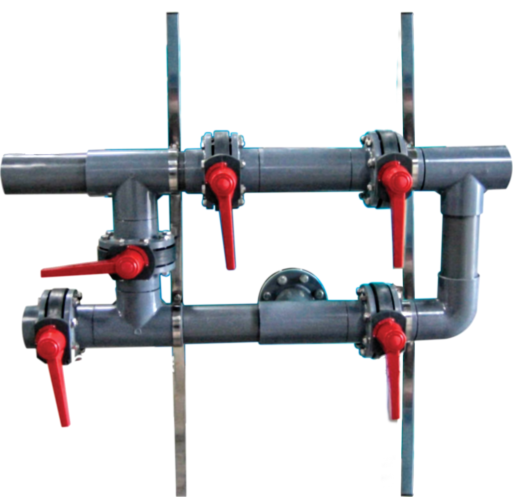 Manifold sencillo 5 válvulas 6"
