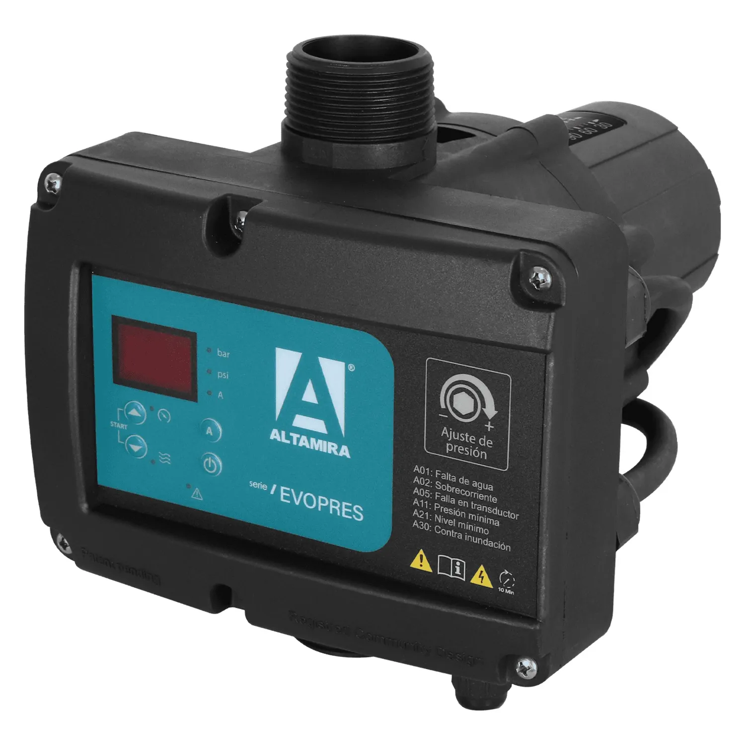 Kit automático con regulación de presión