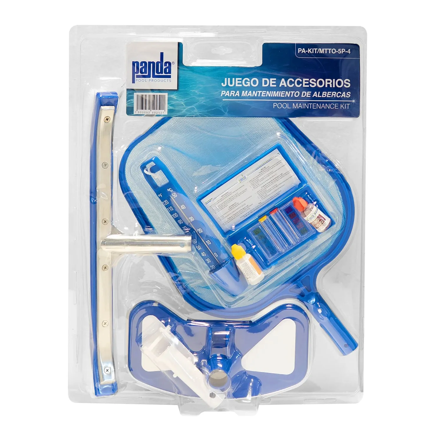 Kit de mantenimiento para piscinas