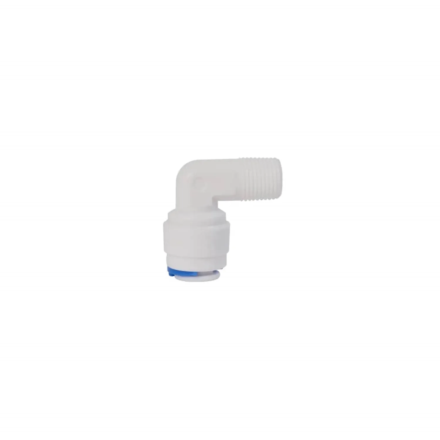 Adaptador codo tipo "L" para ósmosis inversa de 100G y 400G (RM1/8", T1/4")